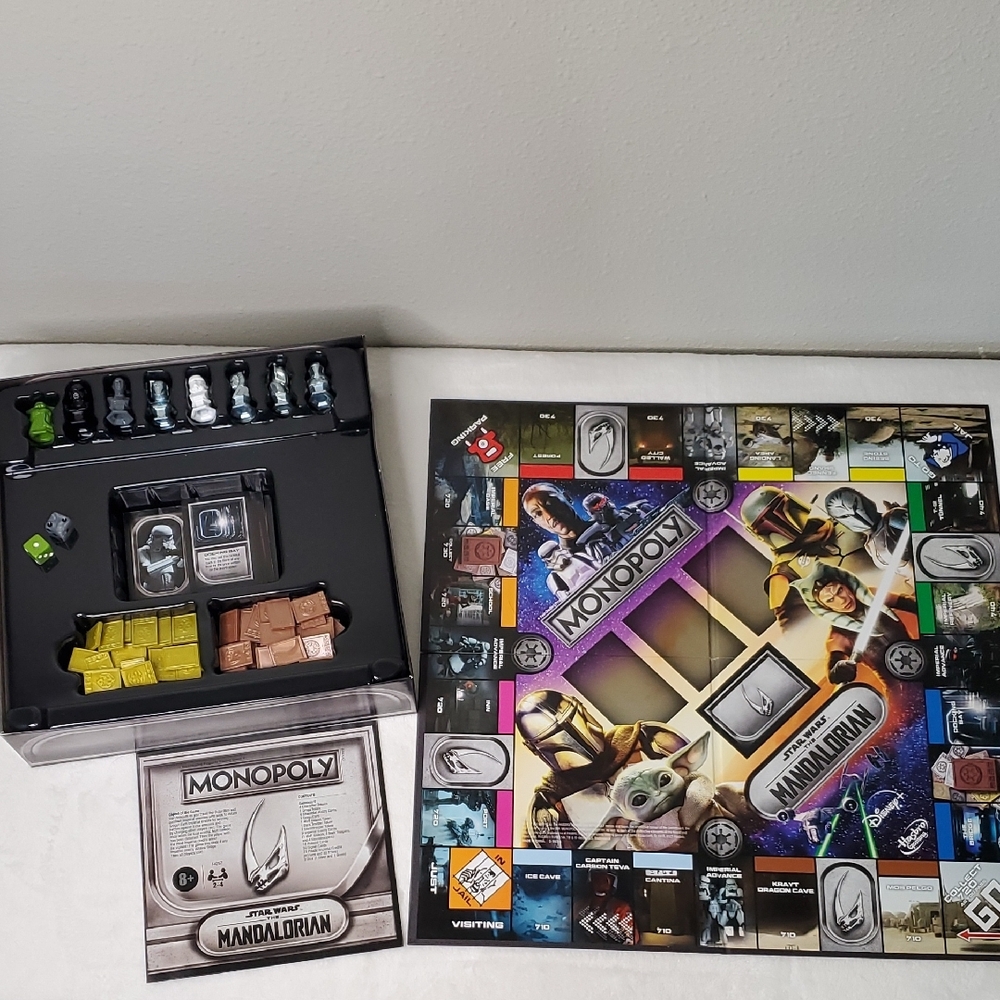 Star Wars The Mandalorian Monopoly Board Game